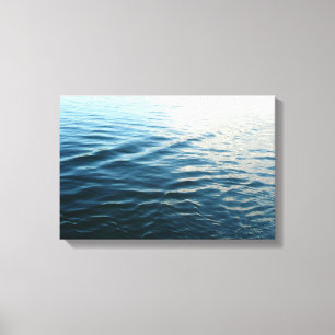 Toile Nuances d'eau bleue Photographie abstraite de la n