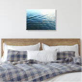 Toile Nuances d'eau bleue Photographie de la nature Abst (Insitu(Chambre))