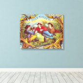 Toile Nuggets d'or Antique Étiquette Cigar (Insitu (Plancher de Bois))