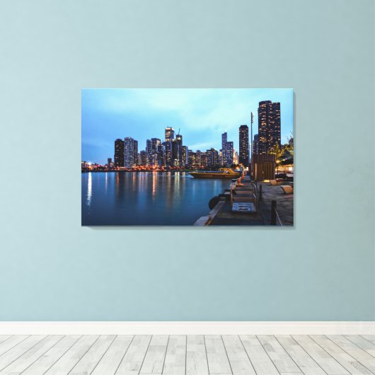Toile Nuit À Navy Pier (Insitu (Plancher de Bois))