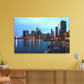 Toile Nuit À Navy Pier (Insitu(Salon))