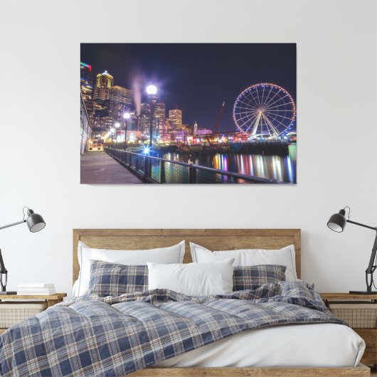 Toile Nuit à Seattle (Insitu(Chambre))