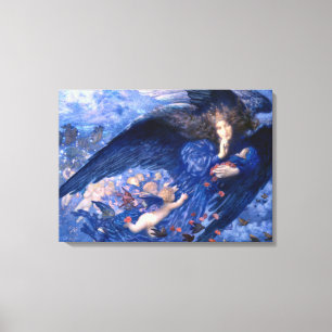 Toile Nuit avec son train des étoiles