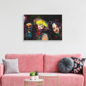 Toile NUIT DE CARNAVAL À VENISE Mascarade Vénitienne Mas (Insitu(Salon))