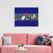TOILE NUIT DE NOËL (Insitu(Salon))