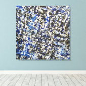 Toile Nuit d'hiver bleu Icy (Insitu (Plancher de Bois))