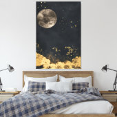 Toile Nuit dorée (Insitu(Chambre))