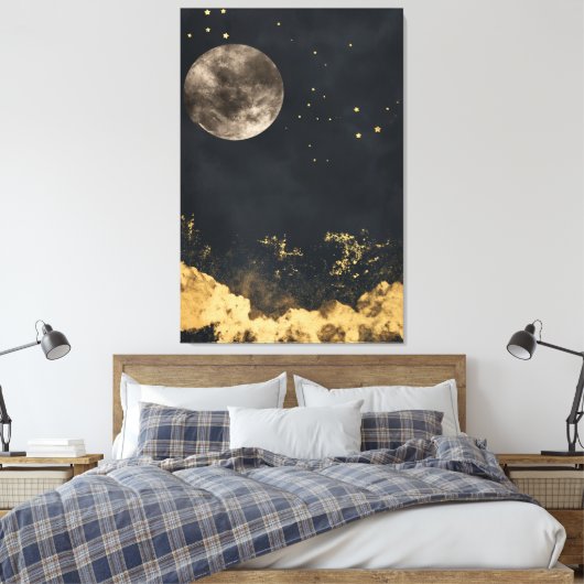 Toile Nuit dorée (Insitu(Chambre))