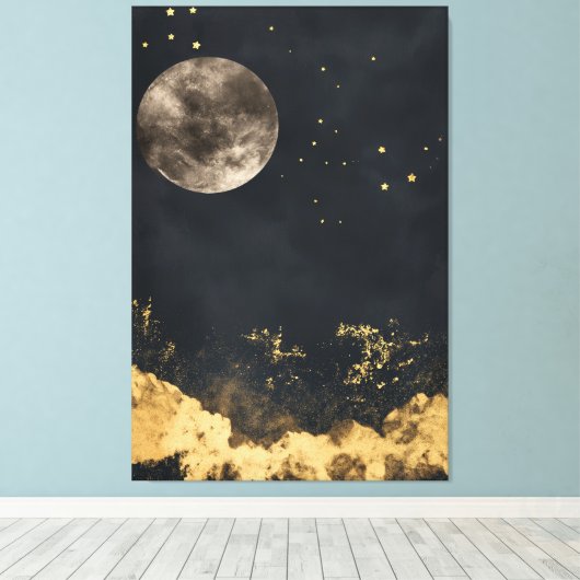 Toile Nuit dorée (Insitu (Plancher de Bois))