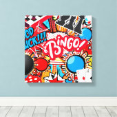 Toile Nuit du jeu (Insitu (Plancher de Bois))