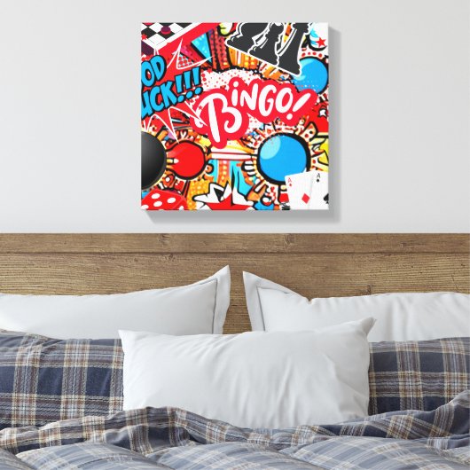 Toile Nuit du jeu (Insitu(Chambre))