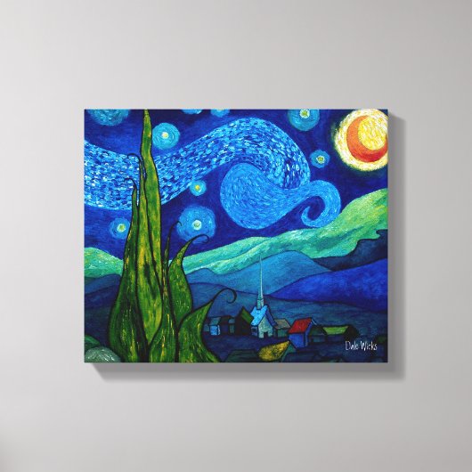 Toile Nuit étoile (Recto)