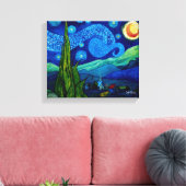 Toile Nuit étoile (Insitu(Salon))