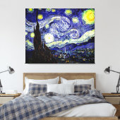 Toile Nuit étoilée de Van Gogh, 1889 (Insitu(Chambre))