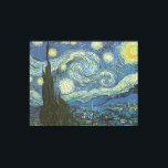 Toile Nuit étoilée par Vincent Van Gogh<br><div class="desc">Le Night de Vincent Van Gogh. 1889 Oil on Canvas. Musée d'art moderne de New York</div>