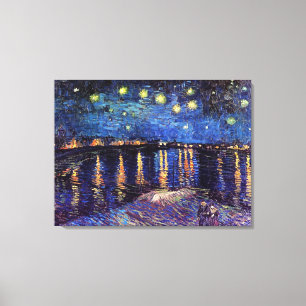 Toile Nuit étoilée sur le Rhône par Van Gogh