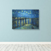 Toile Nuit étoilée sur le Rhône Vincent van Gogh (Insitu (Plancher de Bois))
