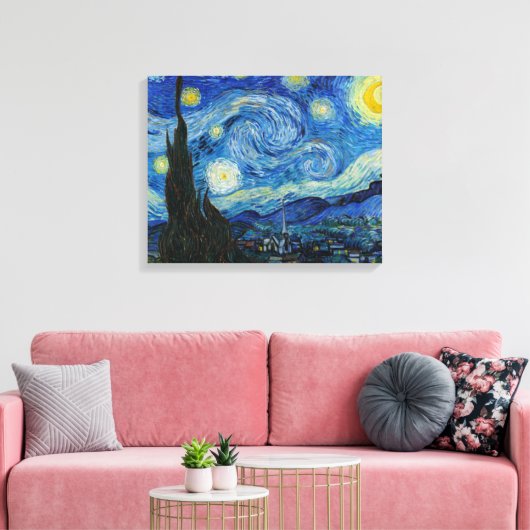 Toile Nuit étoilée| Vincent Van Gogh (Insitu(Salon))