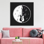 Toile Nuit guitare (Insitu(Salon))