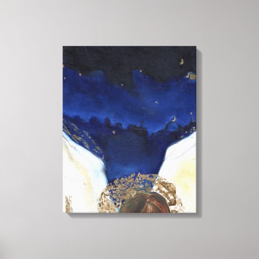Toile Nuit l'ange a eu ses ailes 2014 (Recto)
