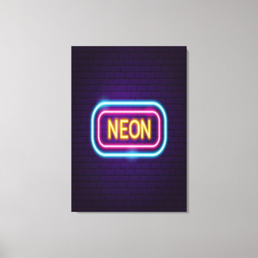 Toile Nuit Neon (Recto)