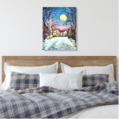 Toile Nuit silencieuse en Suède (Insitu(Chambre))