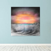 Toile Nuit sur la baie de Bodega, par Don DePaola (Insitu (Plancher de Bois))