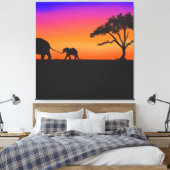 Toile Nuits de Serengeti (Insitu(Chambre))