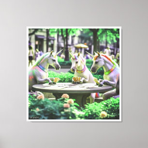 Toile numérique 3D colorée - Déco murale parfaite