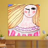 Toile numérique Abstraite Winking Woman (Insitu(Salon))