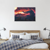 Toile numérique premium encadrée (Brillant) (Insitu(Chambre))