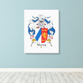 Toile Nunes Family Crest (Insitu (Plancher de Bois))
