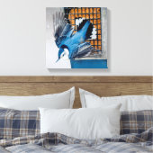 Toile Nuthatch à poitrine blanche en neige - Photo origi (Insitu(Chambre))