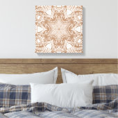 Toile Nutmeg Mandala (Insitu(Chambre))