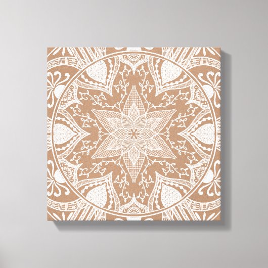 Toile Nutmeg Mandala (Recto)