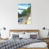 Toile NY Central RR Bridge, l'échelle de Jacob (Insitu(Chambre))