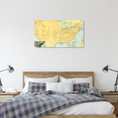 Toile NY Lignes centrales (Insitu(Chambre))