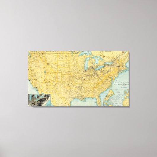 Toile NY Lignes centrales (Recto)