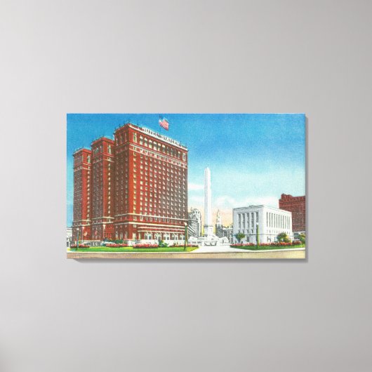 Toile NY State Office, Statler Hotel (Recto)