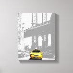 Toile Nyc Brooklyn Bridge New York City Taxi jaune<br><div class="desc">Nyc Brooklyn Bridge New York City Yellow Taxi Pop Art Canvas Imprimer.</div>