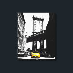 Toile Nyc Brooklyn Bridge Taxi jaune New York City<br><div class="desc">Nyc Brooklyn Bridge Yellow Taxi New York City Pop Art Canvas Art Imprimer.</div>