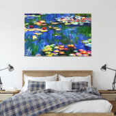 Toile Nymphéas de peinture à l'huile de Claude Monet (Insitu(Chambre))