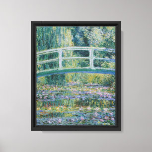 Toile Nymphéas et pont japonais de Claude Monet