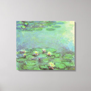 Toile Nymphéas par Claude Monet, Impressionnisme Vintage