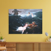 Toile Nymphes et Satyres Jouer dans les vagues (Insitu(Salon))