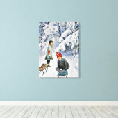 Toile Nystrom - Enfants dans la neige, 1910 (Insitu (Plancher de Bois))