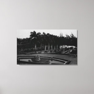 Toile Oahu, Hawaï - L.D.S. Hawaiin Temple dans Laie