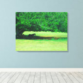 TOILE OAHU HAWAII #18 CANVAS (Insitu (Plancher de Bois))