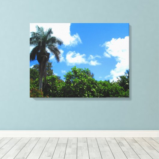 TOILE OAHU HAWAII #22 CANVAS (Insitu (Plancher de Bois))