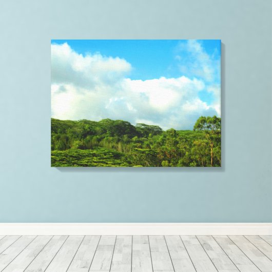 TOILE OAHU HAWAII #23 CANVAS (Insitu (Plancher de Bois))